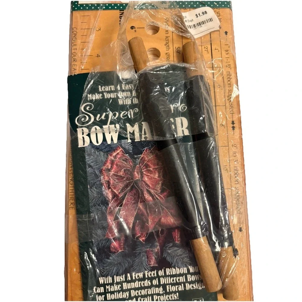 Trim‎ A Home Super Pro Bow Maker Wooden Ribbon Bow Making Kit